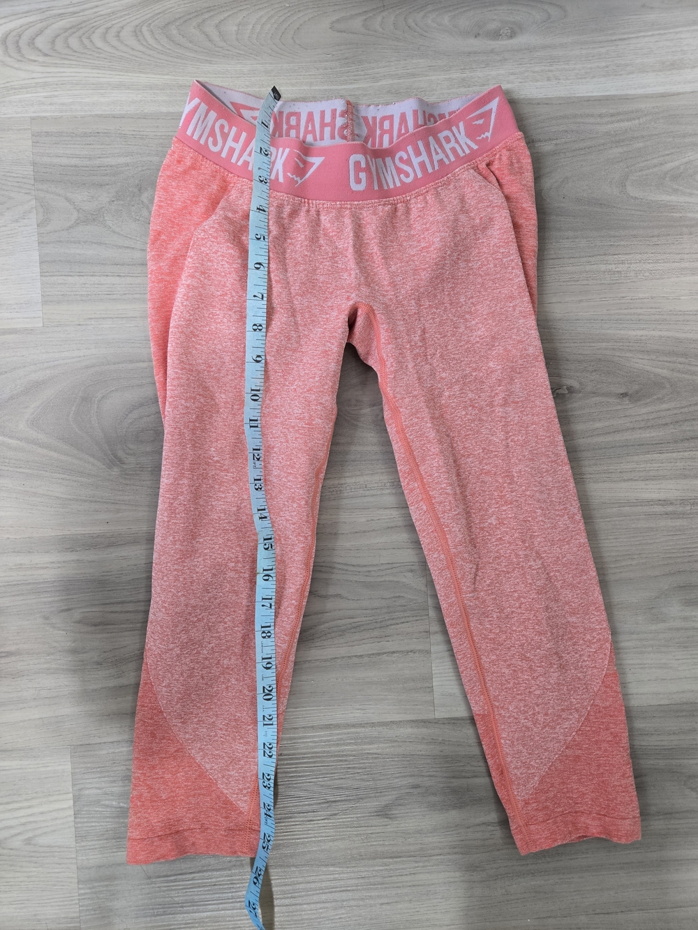 Gymshark Pink Coral Seamless Leggings